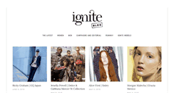 Desktop Screenshot of ignitemodelsblog.com